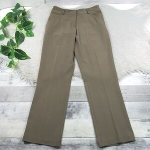 NIKE Dri-Fit Tan Casual Straight Leg Golf Pants Women's Size 2